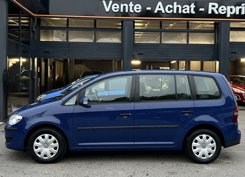 VOLKSWAGEN TOURAN PHASE 2 II 1.6 102 Cv 64 400 Kms ATTELAGE CLIMATISATION REGULATEUR - GARANTIE 1 AN