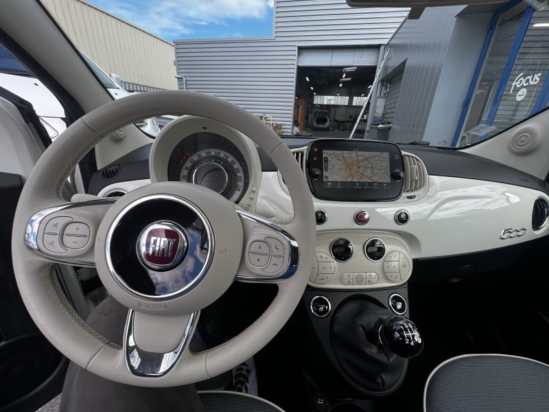 FIAT 500 1.2 8V 69 CH LOUNGE Toit Panoramique ouvrant 