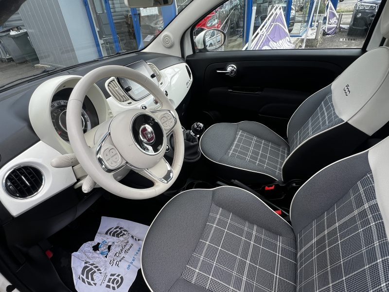 FIAT 500 1.2 8V 69 CH LOUNGE Toit Panoramique ouvrant 