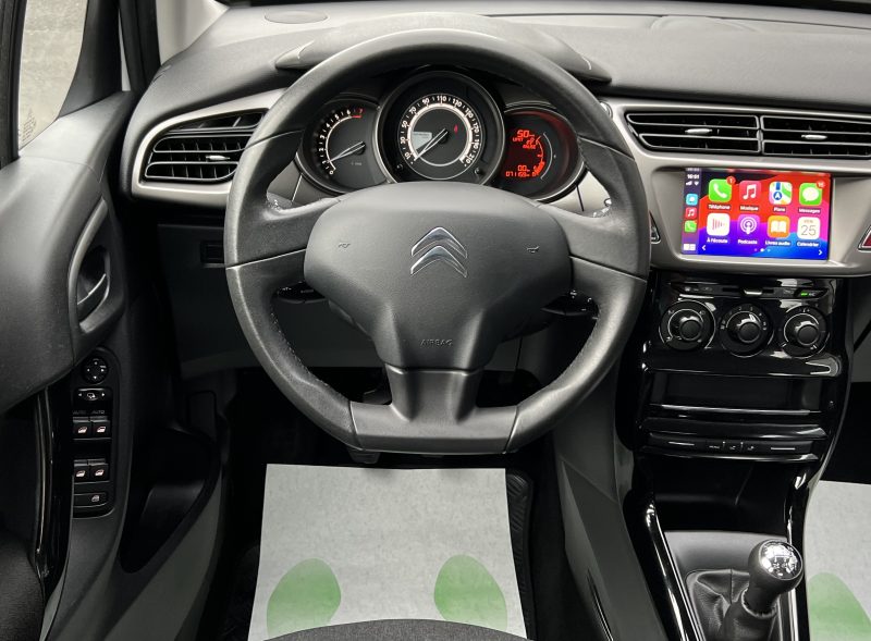 CITROEN C3 II EXCLUSIVE 1.2 82 Cv APPLE CARPLAY ECRAN TACTILE REGULATEUR CRIT AIR 1 - GARANTIE 1 AN