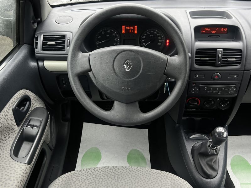 RENAULT CLIO II PHASE 2 1.2 16V 75 Cv 5 PORTES BLUETOOTH 99 200 Kms - GARANTIE 1 AN