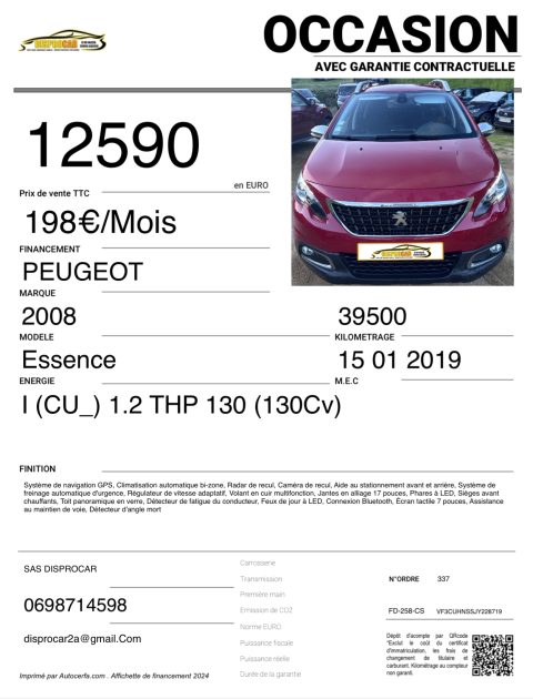 PEUGEOT 2008 2019