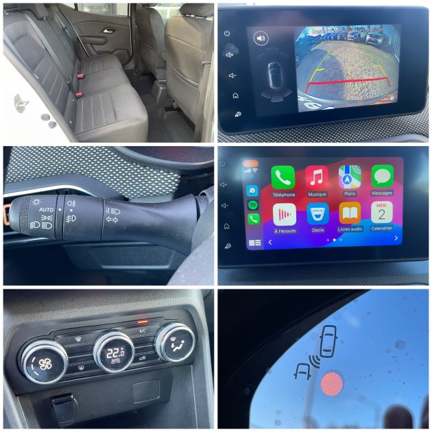 Dacia Sandero III TCe 90ch CVT Boite auto Stepway Confort / Caméra / Angles morts / CarPlay / Clim a