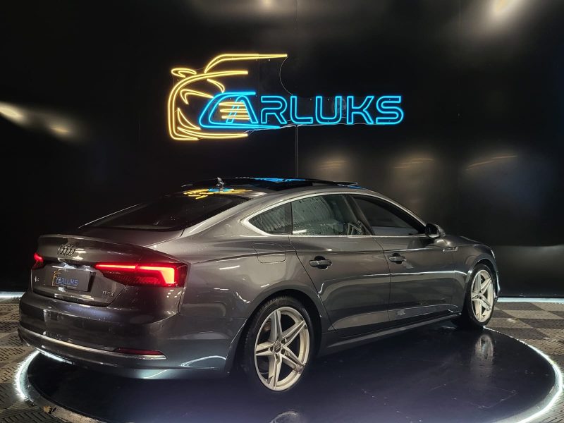 AUDI A5 SPORTBACK 1.4 TFSI 150cv S-LINE / CARPLAY+TOIT OUVRANT+CAMERA DE RECUL+SUIVI COMPLET AUDI+VI