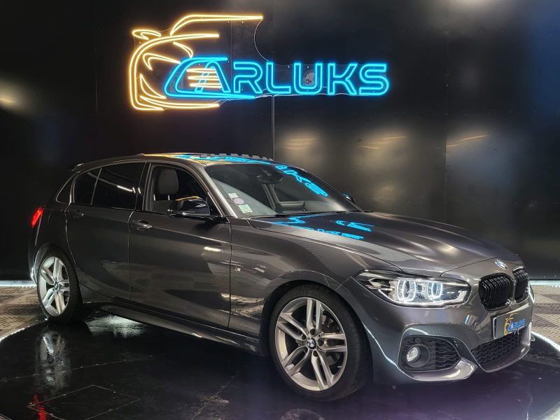 BMW SERIE 1 118i 136Cv MSPORT / TOIT OUVRANT / CARPLAY / LUMIERE D'AMBIANCE / CAMERA + RADAR AV/A