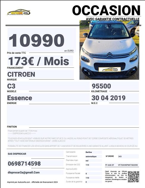 CITROEN C3 2019