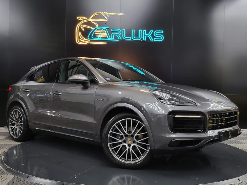 PORSCHE CAYENNE COUPE E-Hybrid 462cv Platinium Edition AWD Boîte Auto 1ère Main