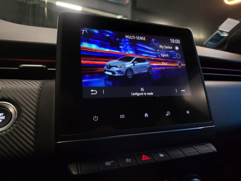 RENAULT CLIO V 1.0 TCe 100cv BVM5 RS-LINE / CARPLAY / PROJECTEUR LED / SUIVI D'ENTRETIENS