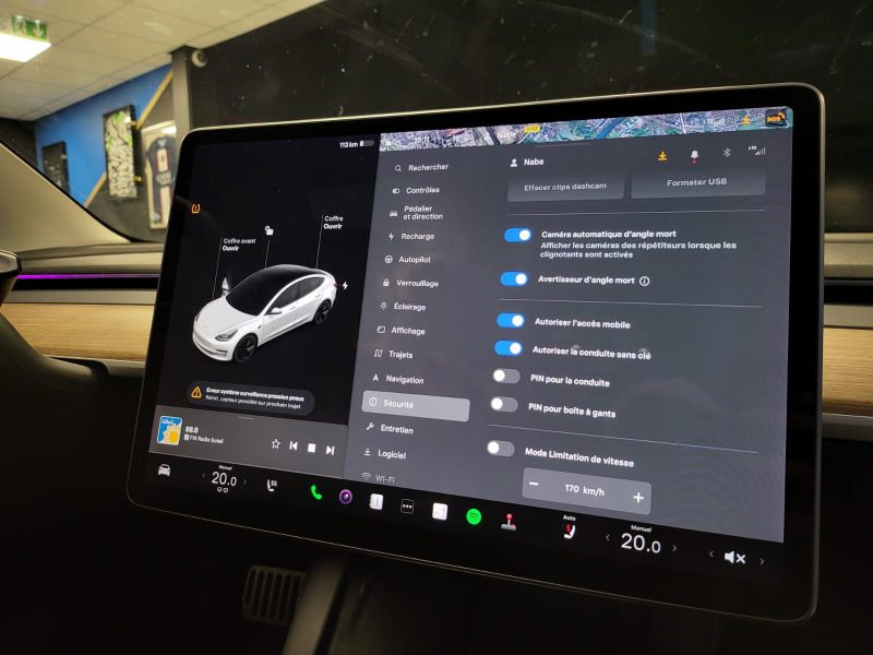 TESLA MODEL 3 I STANDARD RANGE PLUS 325 POMPE A CHALEUR / CONDUITE ENTIEREMENT AUTONOME