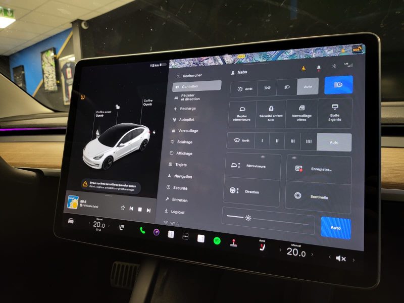 TESLA MODEL 3 I STANDARD RANGE PLUS 325 POMPE A CHALEUR / CONDUITE ENTIEREMENT AUTONOME