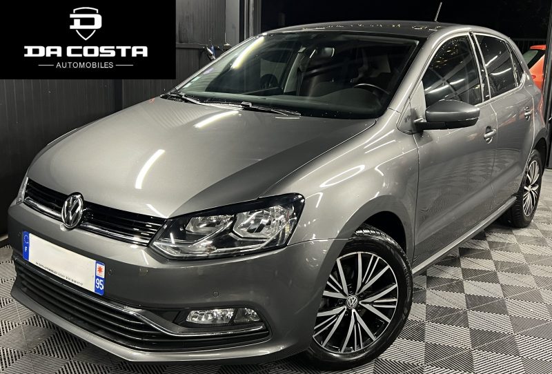 VOLKSWAGEN POLO 5 V PHASE 2 ALLSTAR 1.2 TSI 90 APPLE CARPLAY & ANDROID / BOITE AUTO - GARANTIE 1 AN