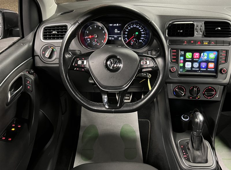 VOLKSWAGEN POLO 5 V PHASE 2 ALLSTAR 1.2 TSI 90 APPLE CARPLAY & ANDROID / BOITE AUTO - GARANTIE 1 AN