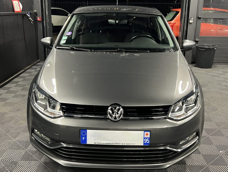 VOLKSWAGEN POLO 5 V PHASE 2 ALLSTAR 1.2 TSI 90 APPLE CARPLAY & ANDROID / BOITE AUTO - GARANTIE 1 AN