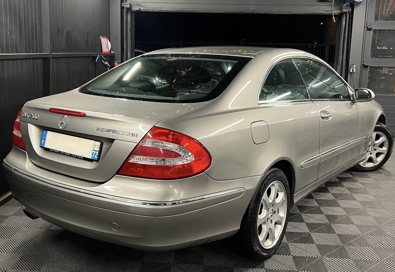 MERCEDES-BENZ CLASSE CLK COUPE 200 KOMPRESSOR 1.8 163 Cv FINITION ELEGANCE / CUIR - GARANTIE 1 AN