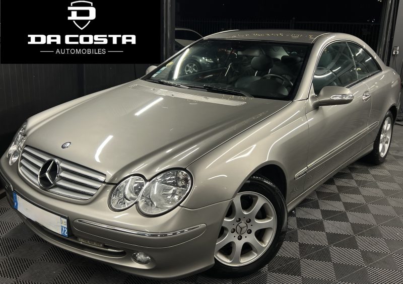 MERCEDES-BENZ CLASSE CLK COUPE 200 KOMPRESSOR 1.8 163 Cv FINITION ELEGANCE / CUIR - GARANTIE 1 AN