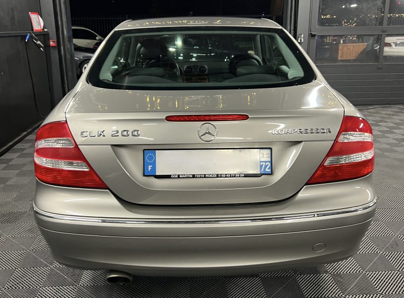 MERCEDES-BENZ CLASSE CLK COUPE 200 KOMPRESSOR 1.8 163 Cv FINITION ELEGANCE / CUIR - GARANTIE 1 AN