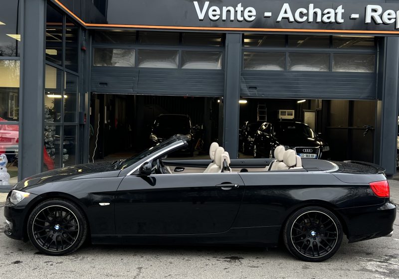 BMW SERIE 3 E93 PHASE 2 CABRIOLET LUXE 325i 3.0 6 CYLINDRES 211 / INTERIEUR CUIR GPS - GARANTIE 1 AN