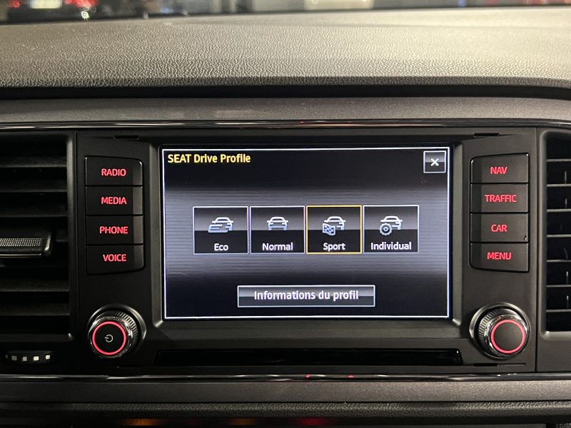 SEAT LEON III FR 1.4 TSI 150 Cv TOIT OUVRANT APPLE CARPLAY & ANDROID DSG7 FULL LEDS - GARANTIE 1 AN