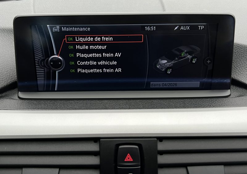 BMW SERIE 3 F30 320D 2.0 184 Cv 79 900 Kms GRAND ECRAN GPS BVM6  ORIGINE FRANCE - GARANTIE 1 AN