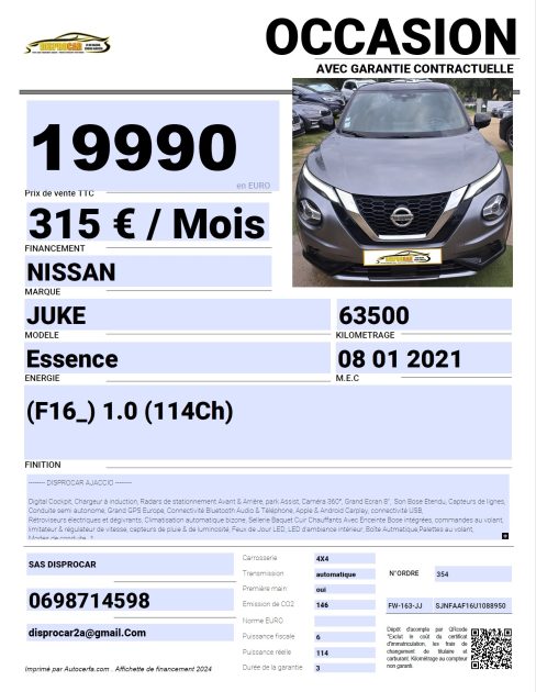 NISSAN JUKE 2021