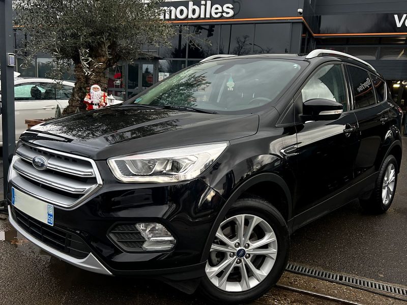 FORD KUGA II PHASE 2 TITANIUM 1.5 ECOBOOST 120 4x2 2WD 1ERE MAIN CUIR APPLE & ANDROID Garantie 1 an