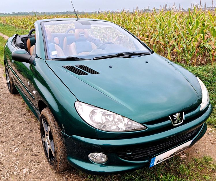 PEUGEOT 206 CC 1.6 16v ROLAND GARROS 110cv - 09/2002 - 124.000 Kms - 1ère MAIN