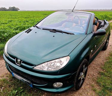 PEUGEOT 206 CC 1.6 16v ROLAND GARROS 110cv - 09/2002 - 124.000 Kms - 1ère MAIN