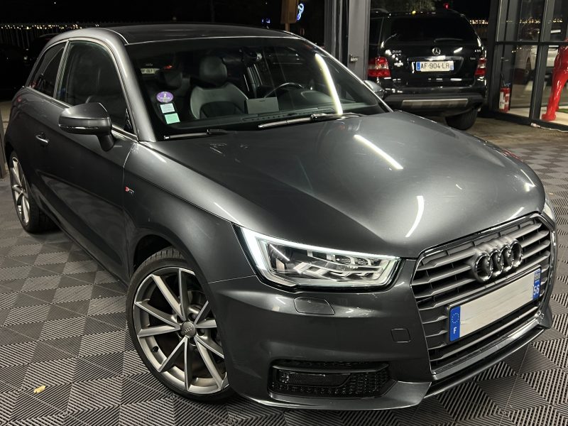 AUDI A1 PHASE 2 S-LINE 1.0 TFSI 95 Cv BOITE AUTO S-TRONIC 7 FEUX LEDS GPS CRIT AIR 1 - GARANTIE 1 AN