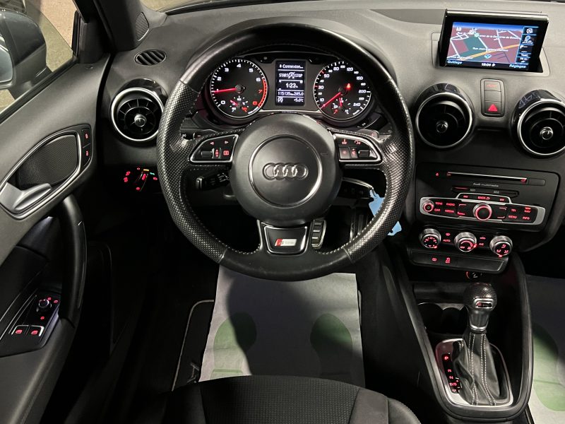 AUDI A1 PHASE 2 S-LINE 1.0 TFSI 95 Cv BOITE AUTO S-TRONIC 7 FEUX LEDS GPS CRIT AIR 1 - GARANTIE 1 AN