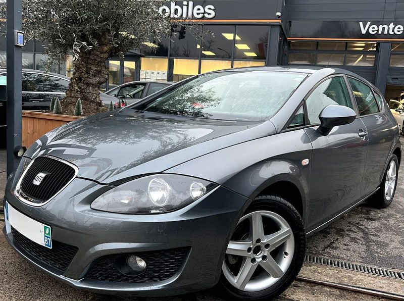 SEAT LEON II PHASE 2 1.6 TDI 105 Cv PREMIERE MAIN / 50 700 Kms CRIT AIR 2 - GARANTIE 1 AN