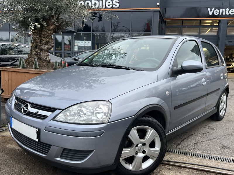 OPEL CORSA C III PHASE 2 1.2 75 Cv 5 PORTES / CLIMATISATION BLUETOOTH 25 300 Kms - GARANTIE 1 AN