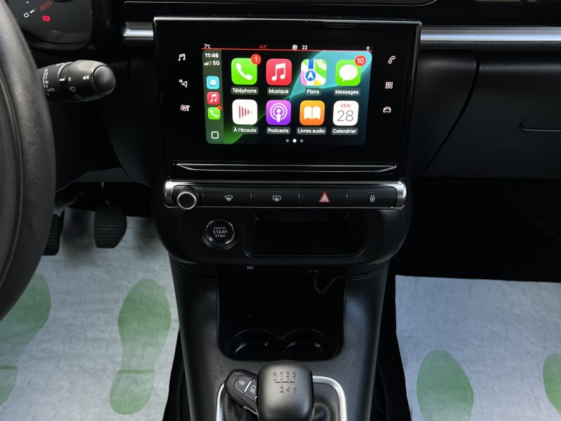 CITROEN C3 III (2) SHINE 1.2 110 Cv 1ERE MAIN 9519 Kms APPLE CARPLAY & ANDROID AUTO - GARANTIE 1 AN 