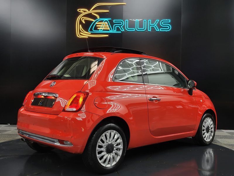 FIAT 500 1.2 MPi 69cv Lounge Stop And Start Boîte Auto Dualogic 1ère Main / FAIBLE KILOMETRAGE