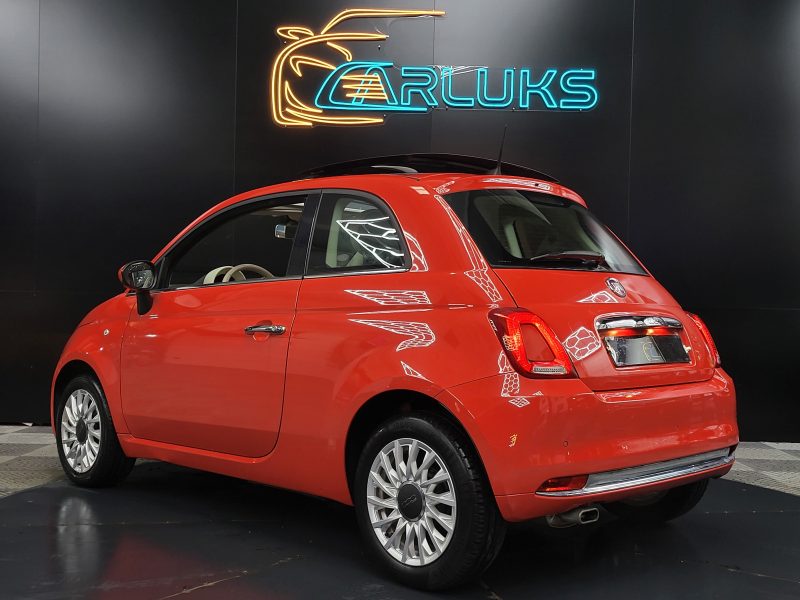 FIAT 500 1.2 MPi 69cv Lounge Stop And Start Boîte Auto Dualogic 1ère Main / FAIBLE KILOMETRAGE